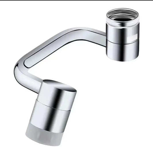Rotatable Faucet Extension with Splash Guard for Sink