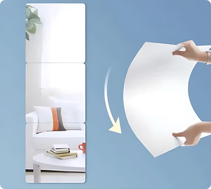 Acrylic Mirror Sticker Self-adhesive Household Soft Mirror