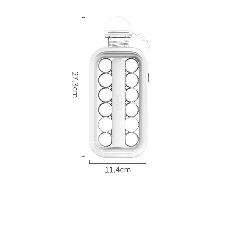 2-in-1 Ice Ball Maker and Cool Water Bottle