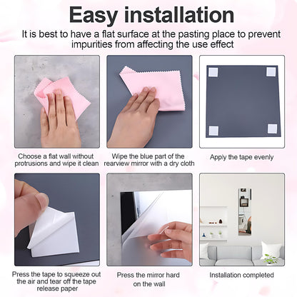 Acrylic Mirror Sticker Self-adhesive Household Soft Mirror