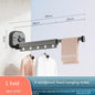 Retractable Aluminum Suction Cup Clothes Hanger